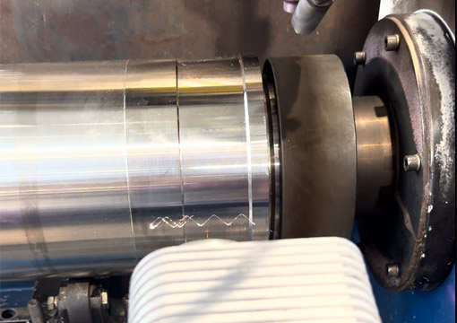 Čištění soustruh ocel